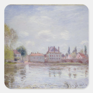 Sticker Carré Alfred Sisley   Le pont de Moret-sur-Loing