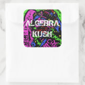 STICKER CARRÉ ALGÈBRE KUSH (Sac)