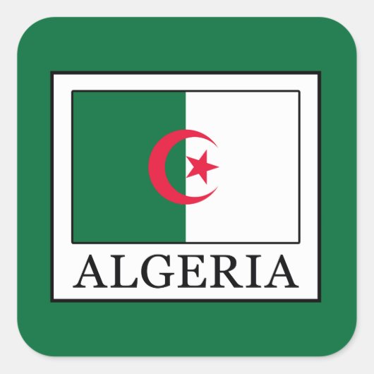 Sticker Carré Algérie (Devant)