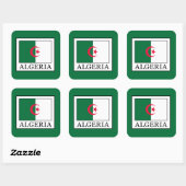 Sticker Carré Algérie (Feuille)