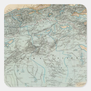 Sticker Carré Algérie