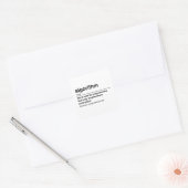 Sticker Carré Algorithme (Enveloppe)