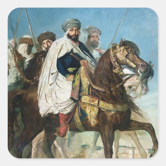 Sticker Carré Ali Ben Ahmed, le Dernier calife de Constantin (Devant)