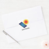 Sticker Carré Alimentation Sun (Enveloppe)