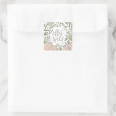 Sticker Carré All is Well Floral (Sac)