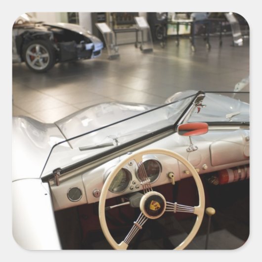 Sticker Carré Allemagne, Baden-Wurttemberg, (Devant)