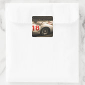 Sticker Carré Allemagne, Baden-Wurttemberg, Stuttgart. (Sac)