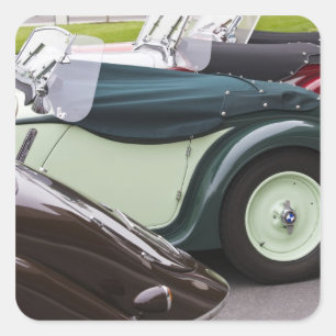 Sticker Carré Allemagne, Bayern-Bavière, Munich. BMW Welt Car 4