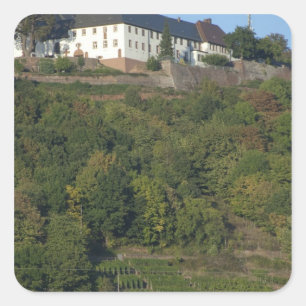 Sticker Carré Allemagne, Franconie, Wertheim. Collines spéciales