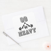 Sticker Carré Aller lourd (Enveloppe)