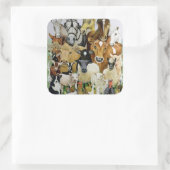 Sticker Carré Allergies animales (Sac)