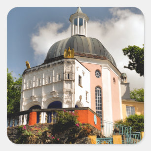 STICKER CARRÉ ALLES DU VILLAGE ITALIEN