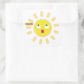 Sticker Carré Allez (Sac)