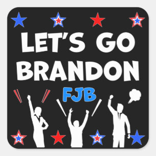 STICKER CARRÉ ALLONS BRANDON.