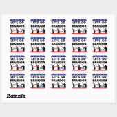 Sticker Carré Allons Brandon (Feuille)