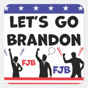 Sticker Carré Allons Brandon