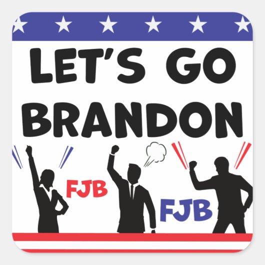 Sticker Carré Allons Brandon (Devant)
