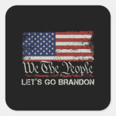 Sticker Carré Allons Brandon (Devant)