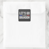 Sticker Carré Allons Brandon (Sac)