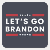 Sticker Carré Allons Brandon (Devant)