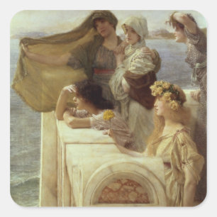 Sticker Carré Alma-Tadema   chez Cradle de l'Aphrodite, 1908