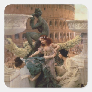 Sticker Carré Alma Tadema Coliseum 1896