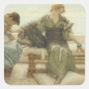 Sticker Carré Alma-Tadema   Ne plus me demander, 1886