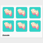 Sticker Carré Alpha Chi Omega | Gros (Feuille)