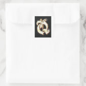 Sticker Carré Alphabet Q (Sac)
