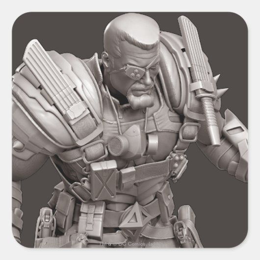 Sticker Carré Alternatif à la mort (Devant)