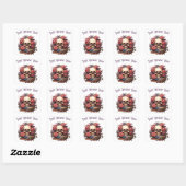 Sticker Carré Amant de Romance Sombre (Feuille)