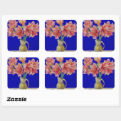 Sticker Carré Amaryllis dans une jug 2007 (Feuille)