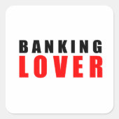 Sticker Carré Amateur bancaire (Devant)