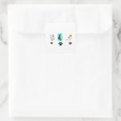 Sticker Carré Amazing cats (Sac)