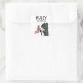 Sticker Carré American Bully Mom Cute Dog (Sac)