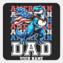 American Papa 4 juillet Patriotique Personnalisé