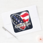 Sticker Carré american spirit (Enveloppe)
