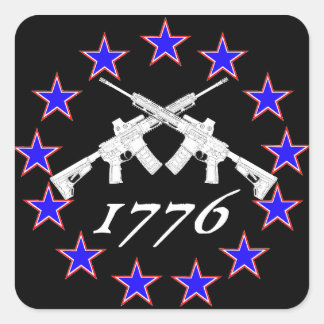 Sticker Carré Amérique 1776