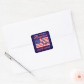 Sticker Carré Amérique 250 (Enveloppe)