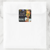 Sticker Carré Amérique du Sud ~ Vol là (Sac)