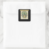 Sticker Carré Ameublement chatoyant (Sac)