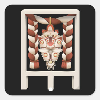 Sticker Carré Ameublement de lit large frontfloordeco alph stand