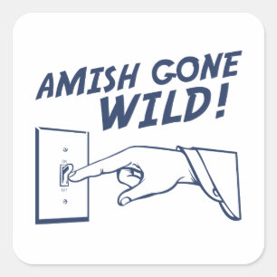 Sticker Carré Amish folles !