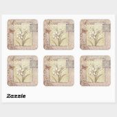 Sticker Carré Amour (Feuille)