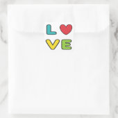 Sticker Carré Amour (Sac)