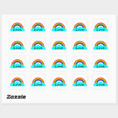 Sticker Carré Amour - LGBT Rainbow (Feuille)