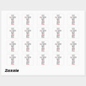 Sticker Carré Amour véritable (Feuille)