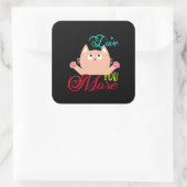 Sticker Carré Amour Vous Plus Style Élégant  (Sac)