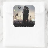 Sticker Carré Amoureux (Sac)