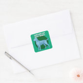 Sticker Carré amoureux des chiens (Enveloppe)